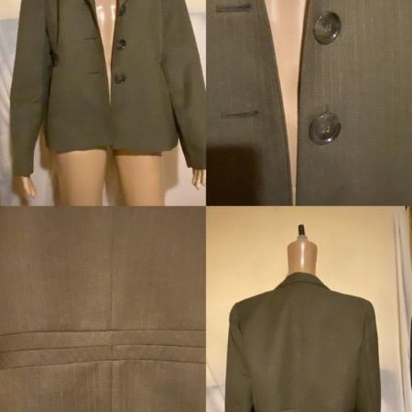 Evan Picone pinstriped suit jacket - Picture 1 of 1